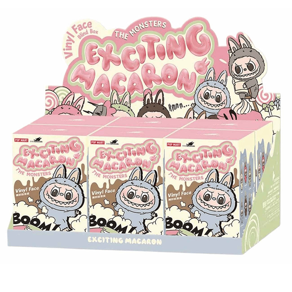 Authentic POP MART Labubu Exciting Macaron Blind Box | The Monsters Collectible