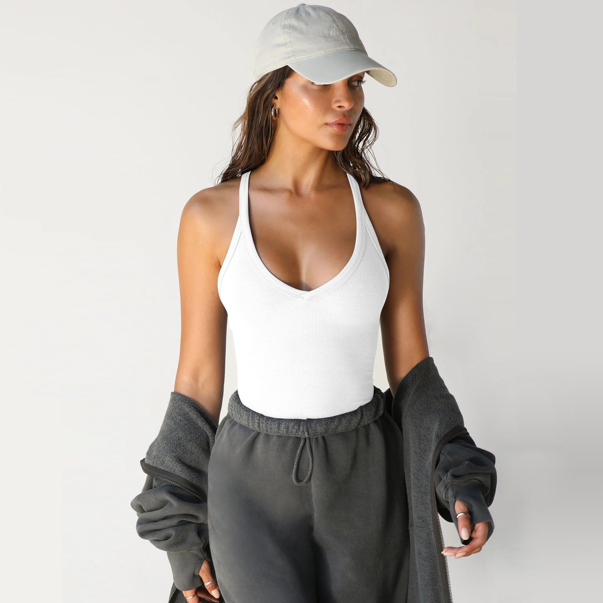 Knitted Vest Sexy Slim Top