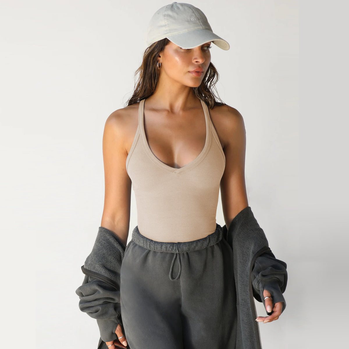 Knitted Vest Sexy Slim Top