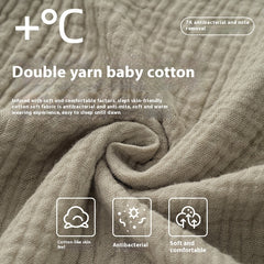 Woven Gauze Pajamas Men's Spring And Autumn Thin Homewear Suit - titoama