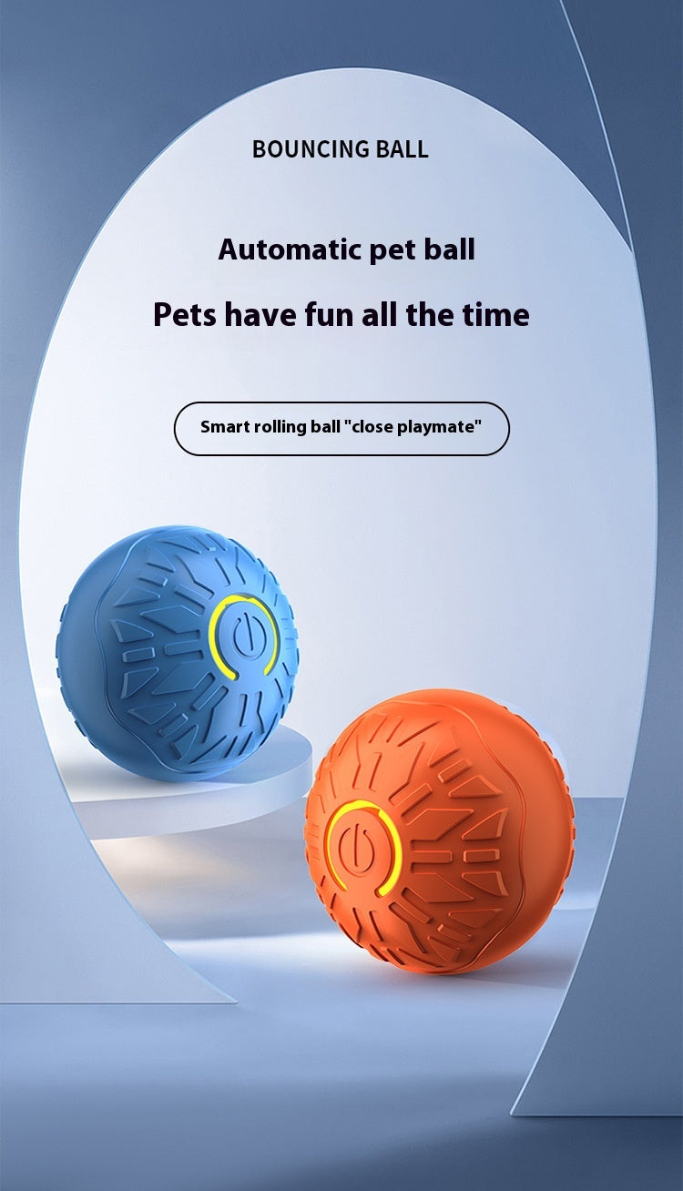 Automatic Jumping Dog Ball - Interactive Luminous Toy for Active Dogs