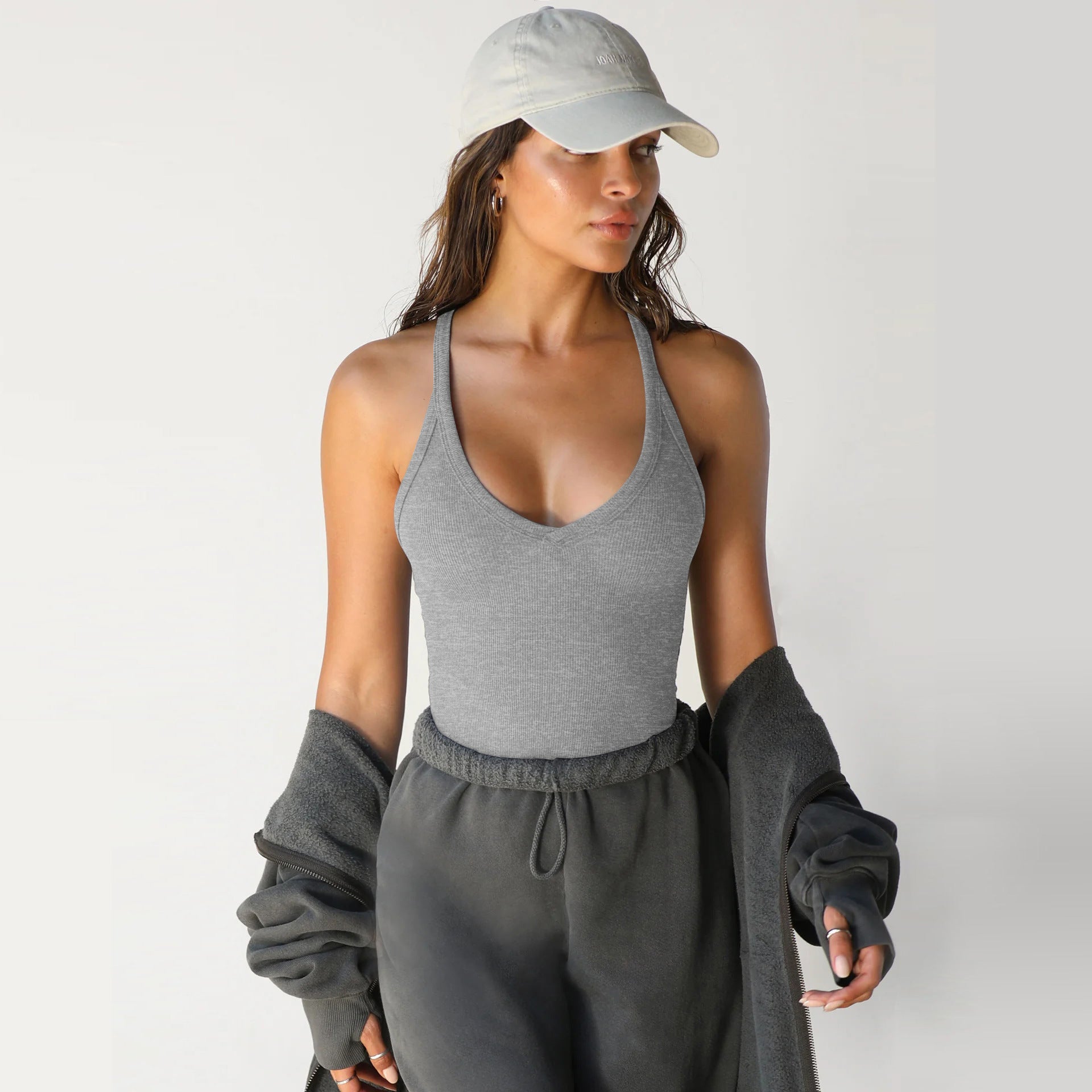 Knitted Vest Sexy Slim Top