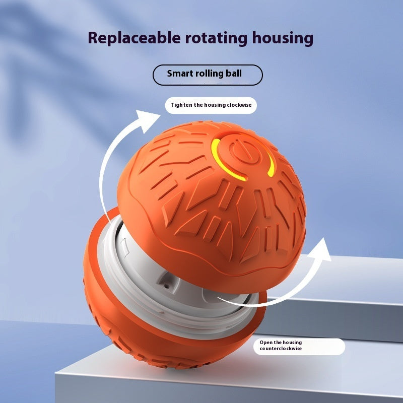 Durable Luminous Automatic Jumping Dog Toy for Aggressive Chewers