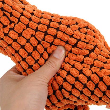 Dinosaur Dog Toy - Plush Squeaky Toy for Large Dogs & Aggressive Chewers
