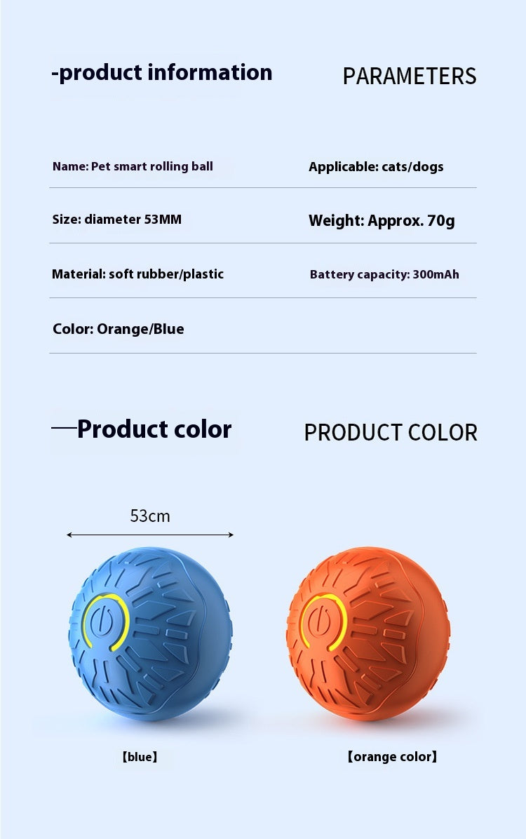 Automatic Jumping Dog Ball - Interactive Luminous Toy for Active Dogs