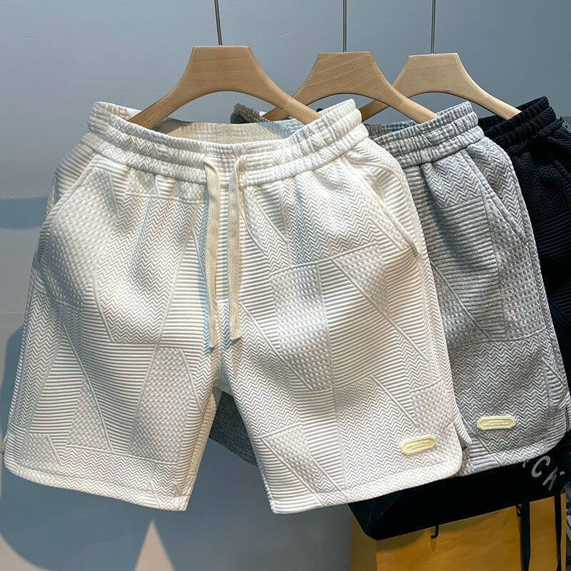 Fashion Personality Wave Pattern Shorts Men - titoama