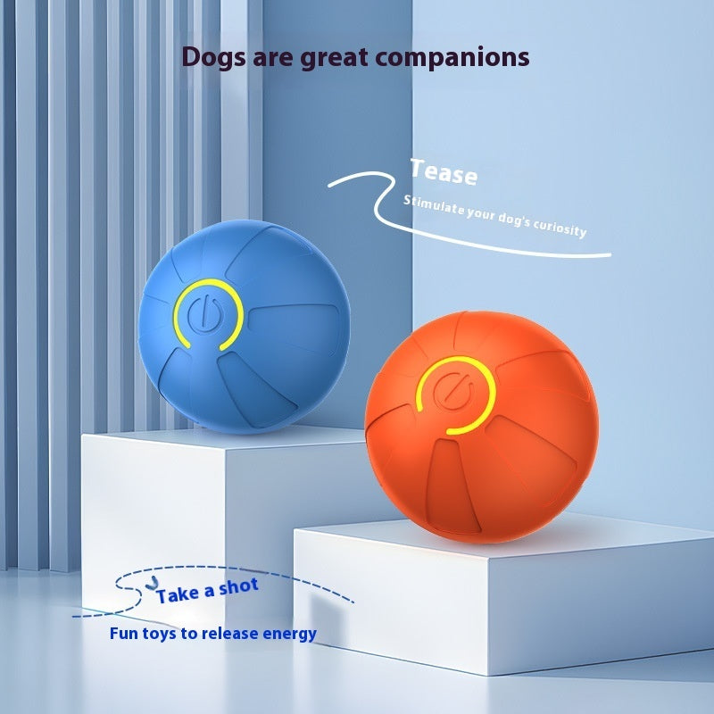 Automatic Jumping Dog Ball - Interactive Luminous Toy for Active Dogs