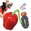 Squeaky Apple Dog Toy - Durable Chew Toy for Medium & Large Dogs