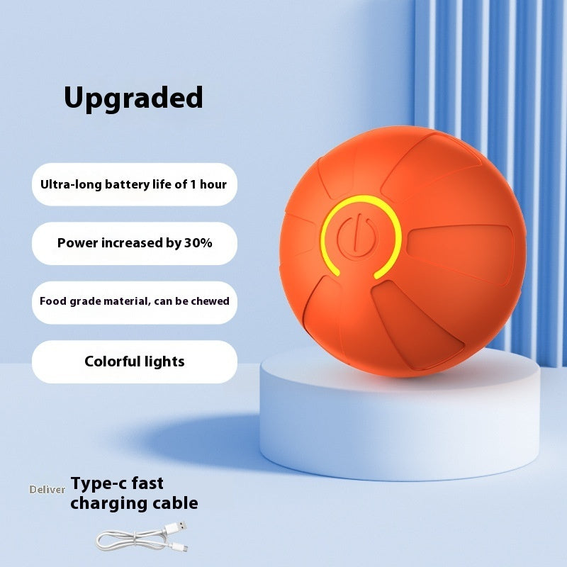 Durable Luminous Automatic Jumping Dog Toy for Aggressive Chewers