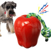 Squeaky Apple Dog Toy - Durable Chew Toy for Medium & Large Dogs