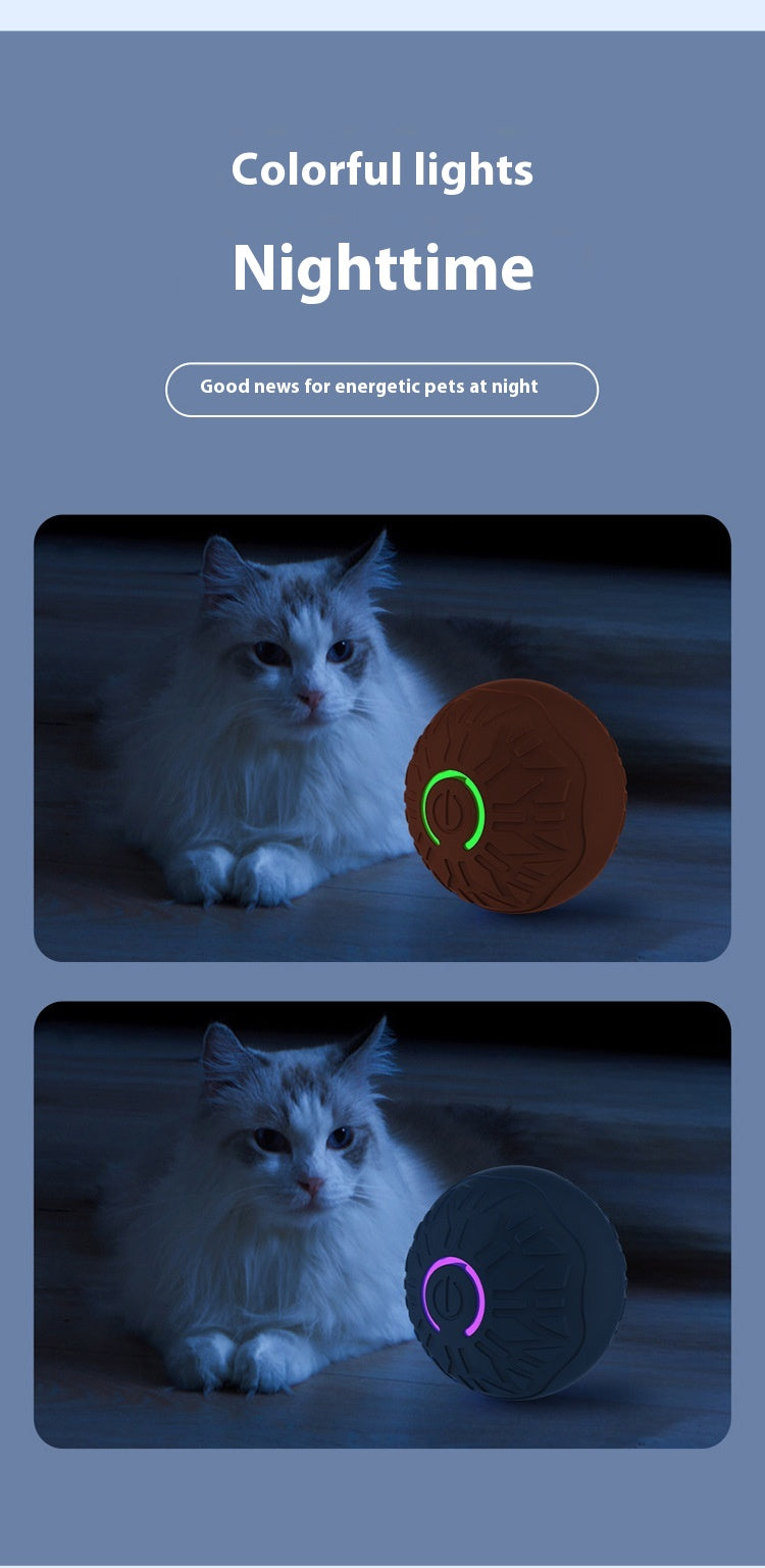 Automatic Jumping Dog Ball - Interactive Luminous Toy for Active Dogs