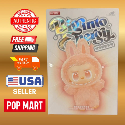 POP MART Labubu Big Into Energy Blind Box Plush Pendant Authentic